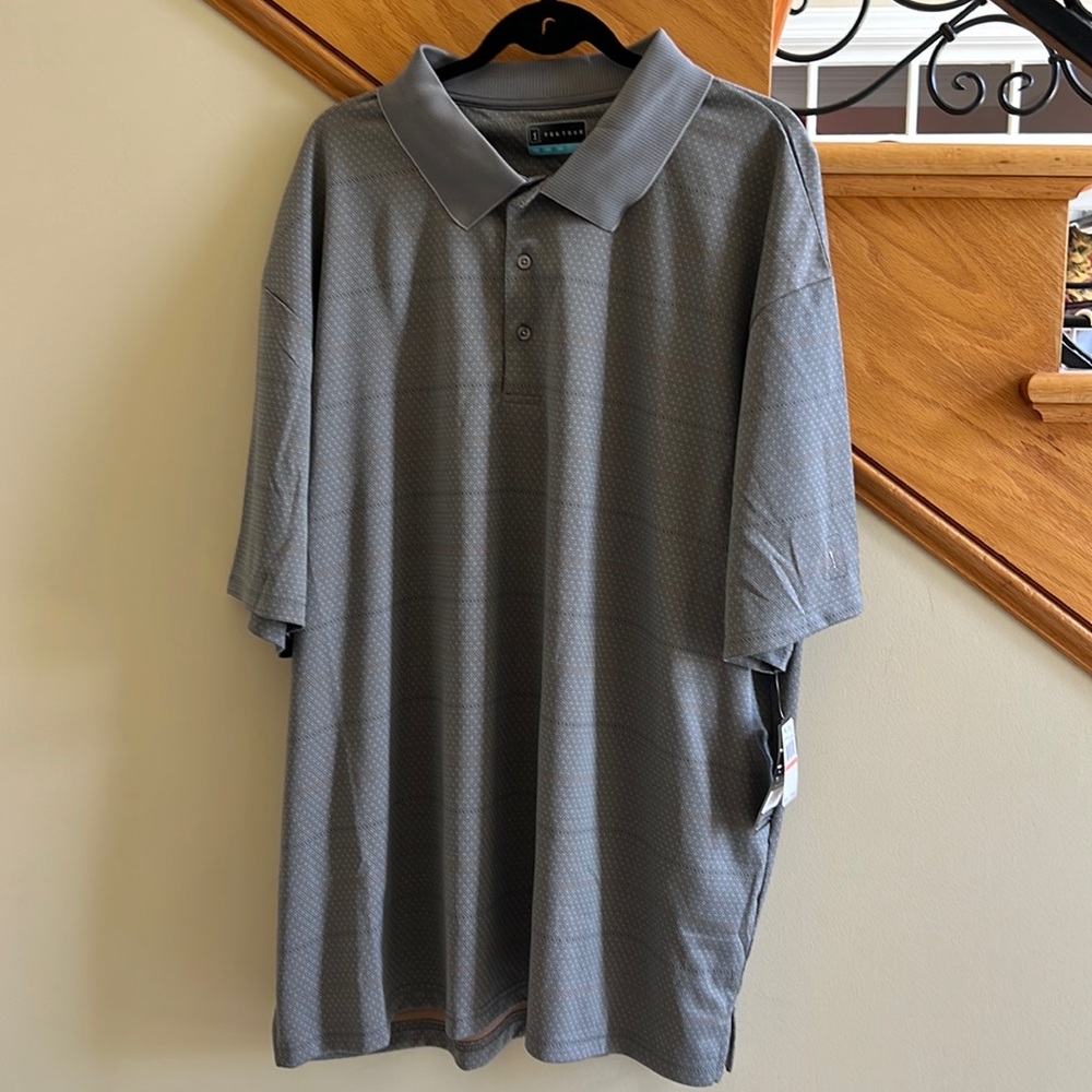 PGA Toup Polo Big & Tall Size 3 X GreyWith designs New with Tags